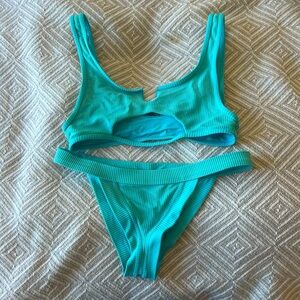 Frankie’s Bikini Cole Ribbed Scoop Top & Bottom (SET!)